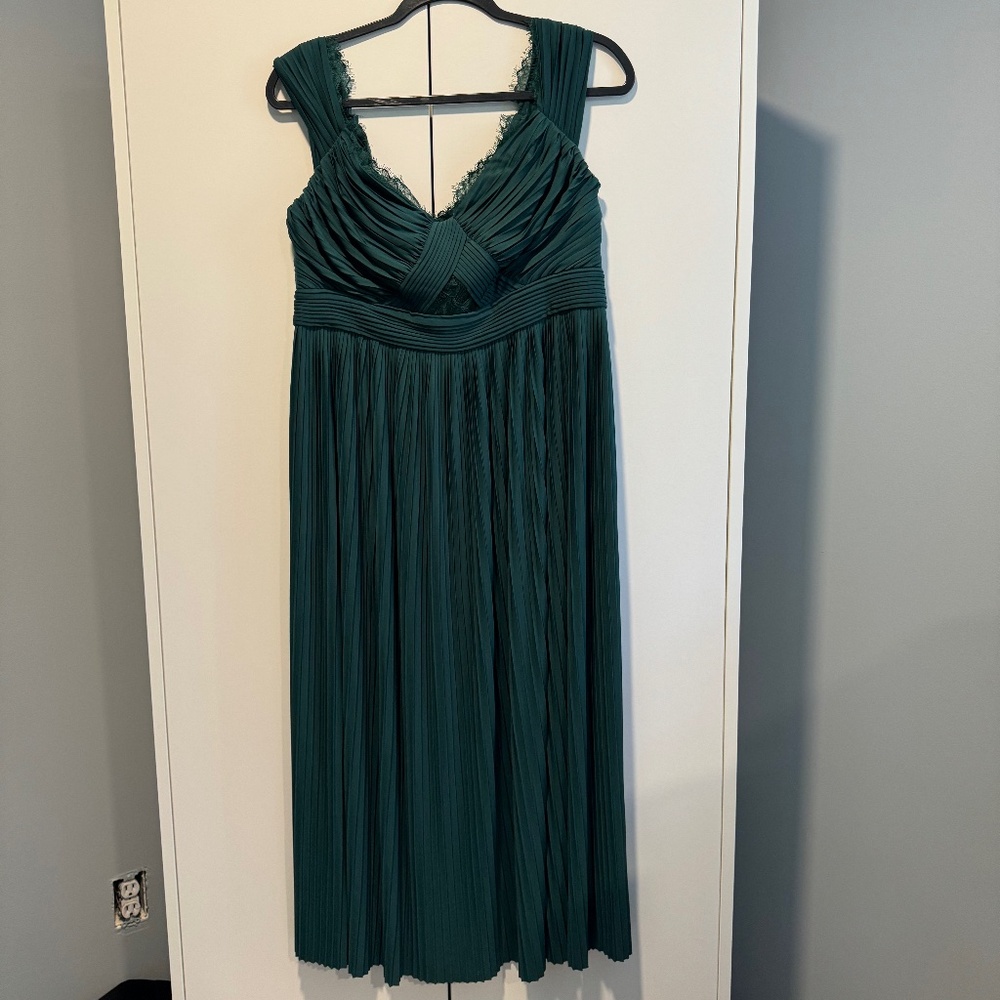 Asos Maternity Green Long Dress Women Size 10
